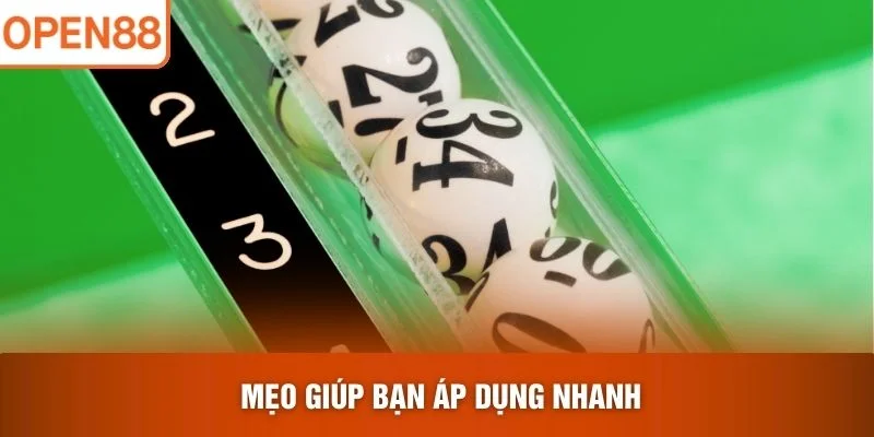 Mẹo giúp bạn áp dụng